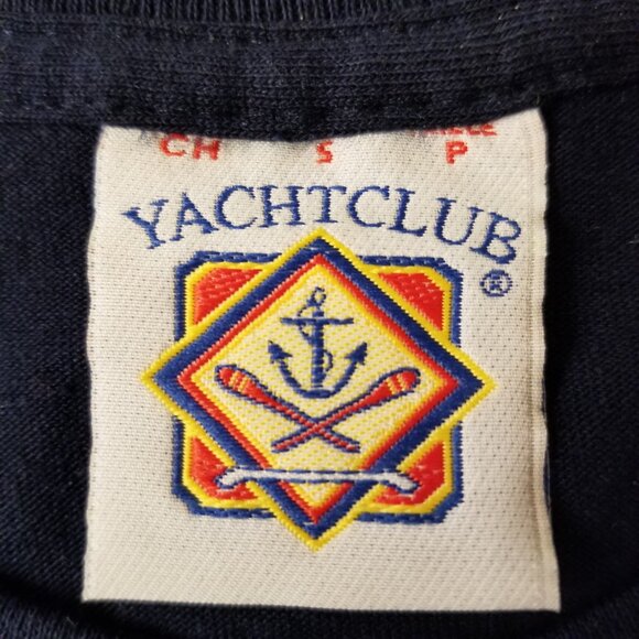 Bahamas Atlantis Paradise Island Yacht Club Blue "Bite me" Shark Jaws Tshirt S! - Picture 4 of 10